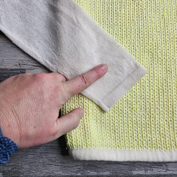 Tibi Sweater Womens XS yellow with Gauze sleeves - Picture 4 of 12